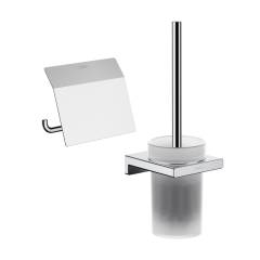 Набор Держатель Hansgrohe AddStoris 41753000 хром + Ершик 41752000 хром