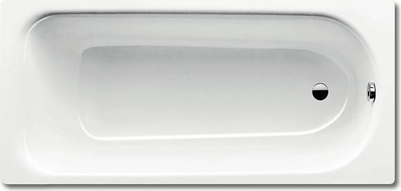 Стальная ванна Kaldewei Advantage Saniform Plus 375-1 180x80 см, пристенная, на ножках, с антискользящим покрытием