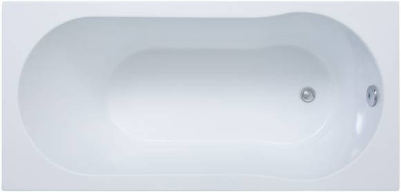 Акриловая ванна Aquanet Light 243869 150x70 см, пристенная, белая, с каркасом
