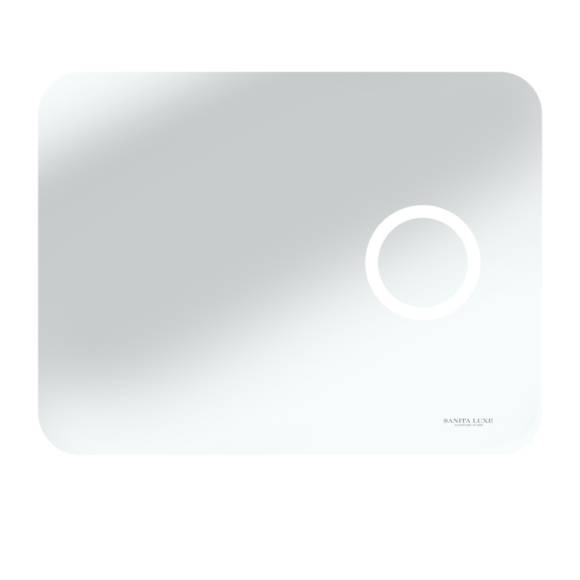 Зеркало Sanita luxe Infinity, 80х60 см, с подсветкой, сенсорное