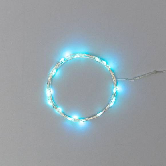 Гирлянда светодиодная "Роса" 2м 20LED бирюз. 2Вт 4.5В IP20 провод прозр. Neon-Night 303-004 Гирлянда светодиодная "Роса" 2м 20LED бирюз. 2Вт 4.5В IP20 провод прозр. Neon-Night 303-004