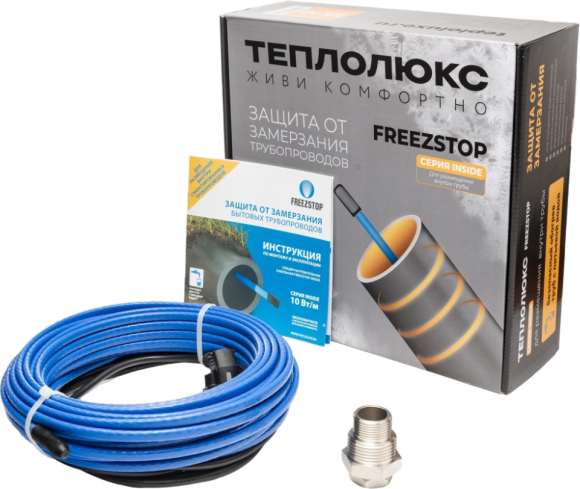 Греющий кабель Теплолюкс Freezstop Inside-10-12 12 м, 120 Вт