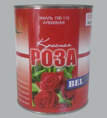 Эмаль ПФ-115 Белтекс красная роза 1.9кг