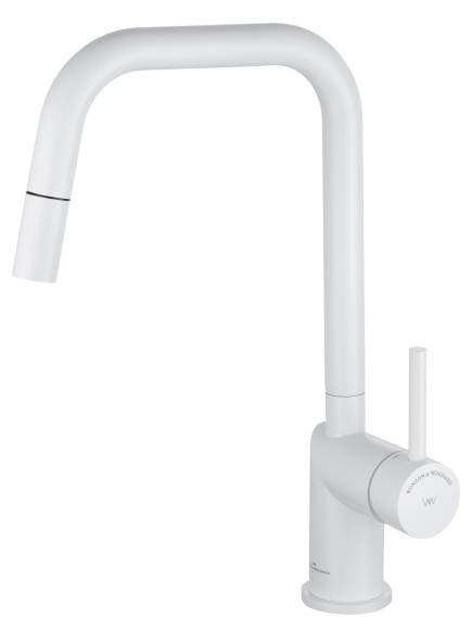 Смеситель для кухни Wonzon & Woghand WW-6018-MW матовый белый
