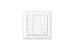 Настенная радио панель EASYBUS на 3 зоны и 2 сцены, 3В батарейка