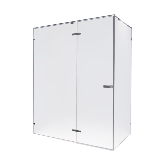 Душевой уголок RGW Stilvoll SV-040 120х100 профиль серый, стекло прозрачное