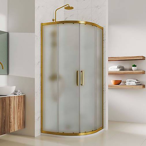 Душевой уголок Kubele DE018 RL-MAT-BR 85х85
