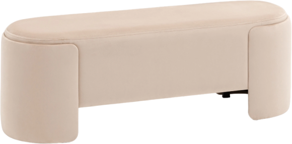 Банкетка Stool Group Taks 115х36 велюр молочный