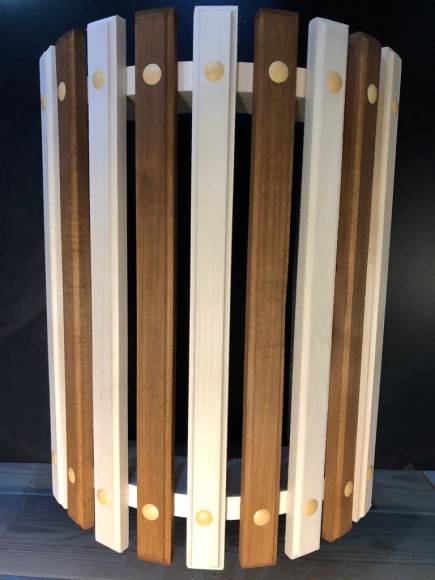 Абажур простой зебра (Липа) ИНСО Абажур простой зебра (Липа) ИНСО