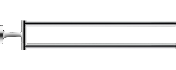 Полотенцедержатель Duravit Starck T 0099411000 хром, двойной