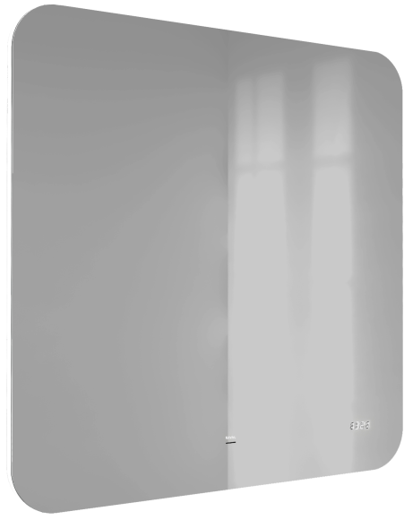 Зеркало Raval Ego 80, с подсветкой и часами