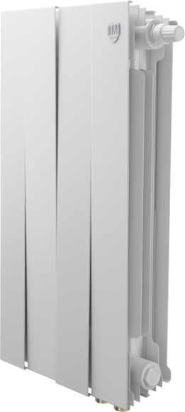 Радиатор биметаллический Royal Thermo Piano Forte 500 VDR80 4 секции, bianco traffico