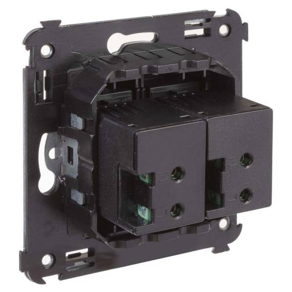 Устройство зарядное USB СП Avanti "Черный матовый" DKC 4412543 Устройство зарядное USB СП Avanti "Черный матовый" DKC 4412543