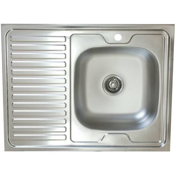 Мойка кухонная Ledeme L98060-R, хром