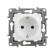 Розетка 1-м СП Etika 16А IP20 250В 2P+E с заземл. немецк. стандарт винтов. клеммы механизм бел. Leg 672221 Розетка 1-м СП Etika 16А IP20 250В 2P+E с заземл. немецк. стандарт винтов. клеммы механизм бел. Leg 672221