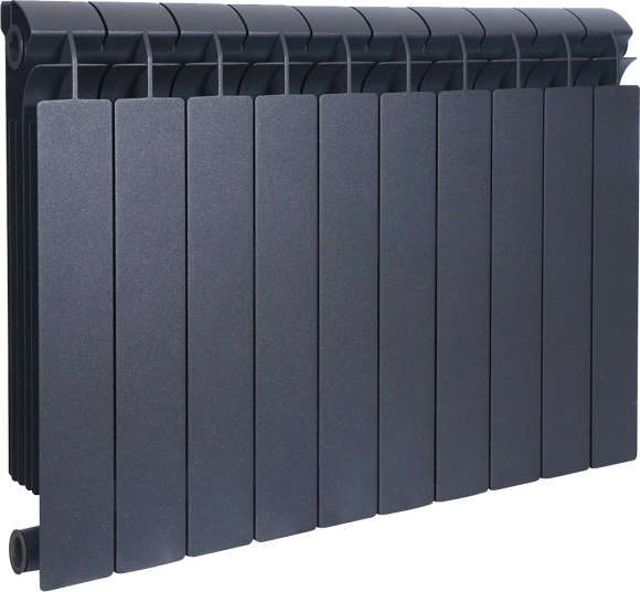 Радиатор биметаллический Global Style plus 500 12 секций, черный