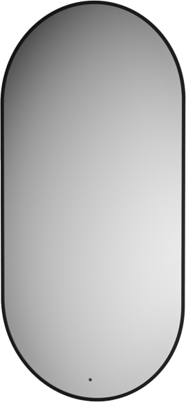 Зеркало Defesto Aura DF 2926R 60x120, с нейтральной подсветкой, инфракрасный выключатель, черное