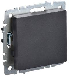 Выключатель 1-кл. СП BRITE ВС10-1-4-БрЧ 10А самовозвратн. черн. IEK BR-V14-0-10-K02 Выключатель 1-кл. СП BRITE ВС10-1-4-БрЧ 10А самовозвратн. черн. IEK BR-V14-0-10-K02