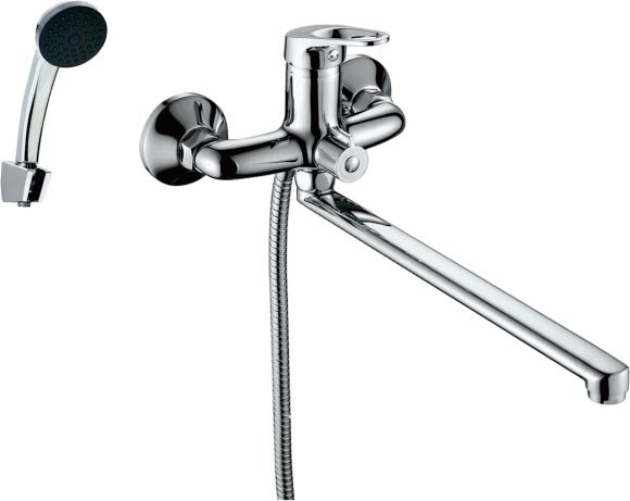 Смеситель с длинным изливом для ванны D-lin 309-2 D146309-2 хром