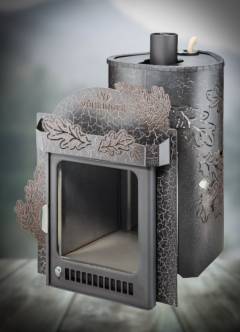 Печь для бани Ферингер ПФ 'До 28 м3' Оптима кожух Дубы