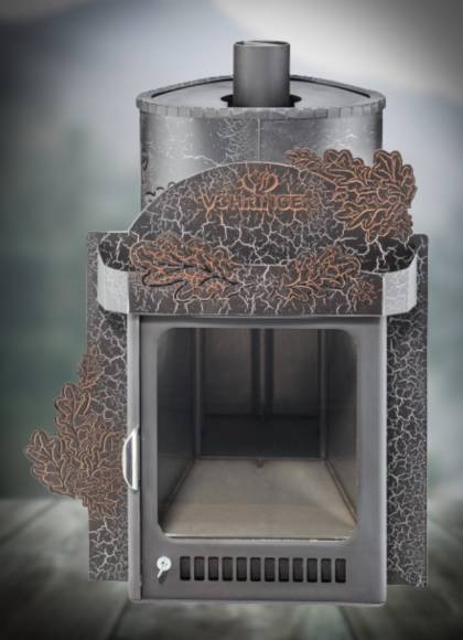 Печь для бани Ферингер ПФ 'До 28 м3' Оптима кожух Дубы