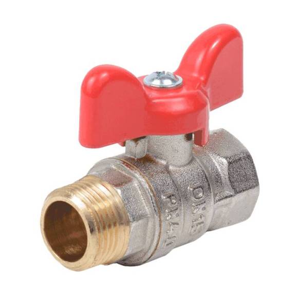 Шаровой кран Dist Стандарт Н322Б 3/4" ВРx3/4" НР