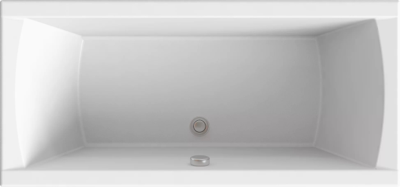 Акриловая ванна Bas Индика 170x80 см, пристенная, белая + ремкомплект Good Door
