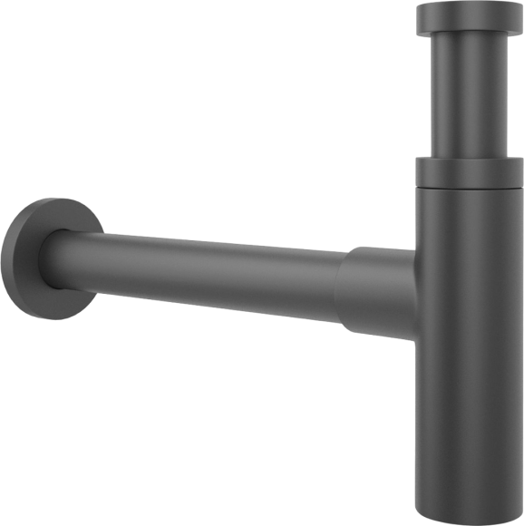 Сифон для раковины Wellsee Drainage System 182120000 черный матовый