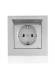 Розетка 1-м СП Vesna с заземл. с крышкой ПБТ механизм платина LEZARD 742-3588-123B Розетка 1-м СП Vesna с заземл. с крышкой ПБТ механизм платина LEZARD 742-3588-123B