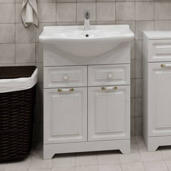 Тумба под раковину Stella Polar Кармела 65 ольха белая