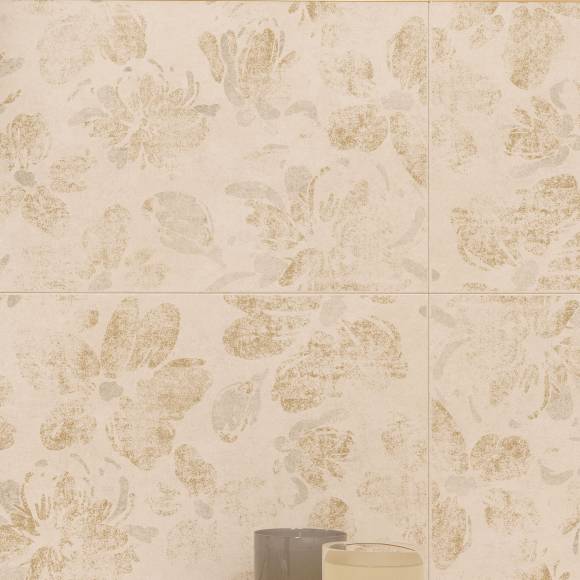 Декор Meissen Keramik Organic матовый 25x75, цветы