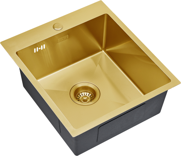Мойка кухонная S.K.Sanitary SKS 4551 BRONZE с сифоном