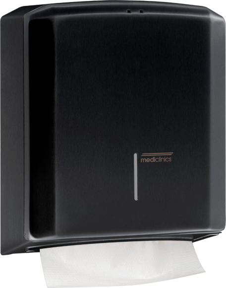 Диспенсер бумажных полотенец Mediclinics Aura DT2106B, черный