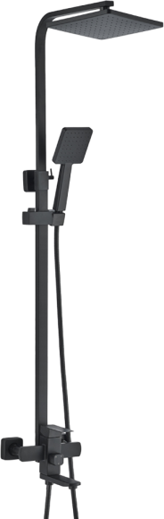 Душевая стойка WesnaArt Kubus KUB13-314 черная