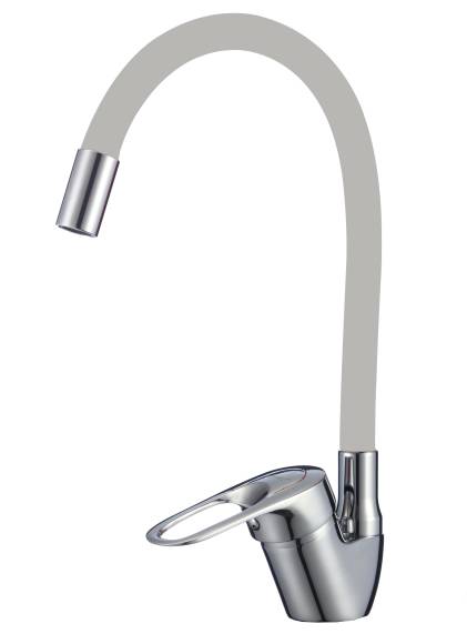 Смеситель для кухни Fmark FM4104-04 с гибким изливом, хром