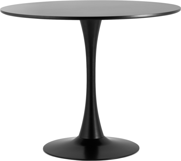 Обеденный стол Stool Group Tulip D90 90x90 см, черный