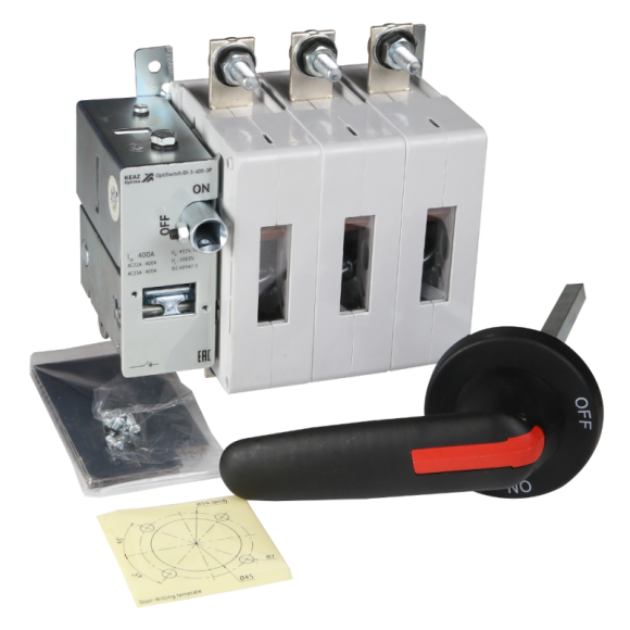 Переключатель нагрузки OptiSwitch DI-C3-400-3P КЭАЗ 275553 Переключатель нагрузки OptiSwitch DI-C3-400-3P КЭАЗ 275553