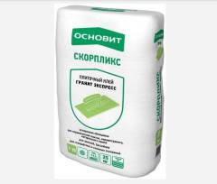 Клей плиточный быстротвердеющий Основит Т-15 СКОРПЛИКС (25кг)