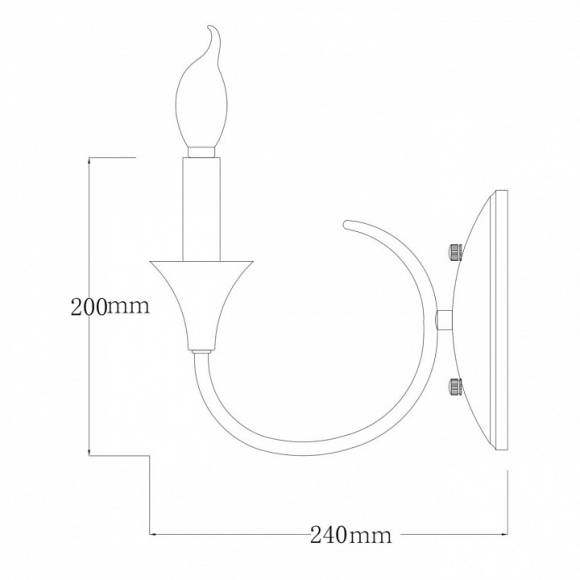 Бра MW-Light Консуэлло 12 614023301 Бра MW-Light Консуэлло 12 614023301