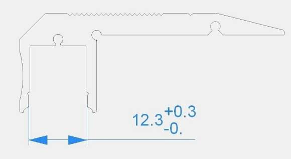 Профиль накладной Deko-Light AL-02-10 970522