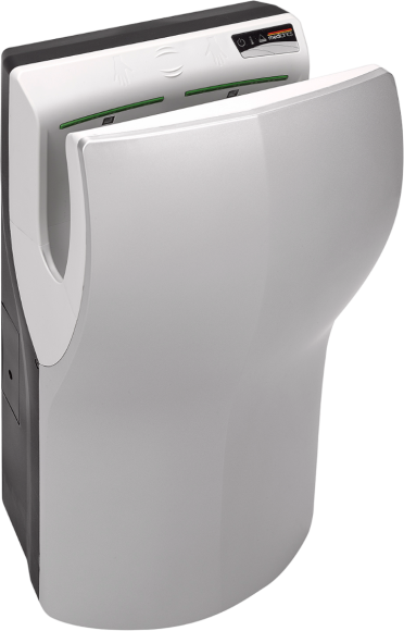Сушилка для рук Mediclinics Dualflow Plus M14ACS, со щеточным двигателем, светло-серая