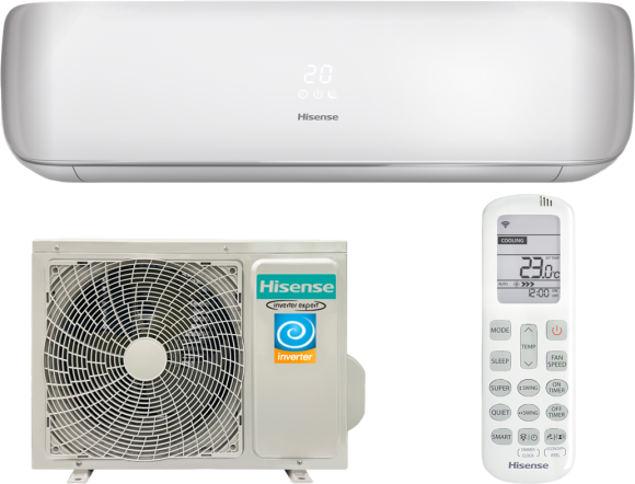 Кондиционер Hisense Premium Design Super DC Inverter AS-13UW4RVETG01 (Wi-Fi)