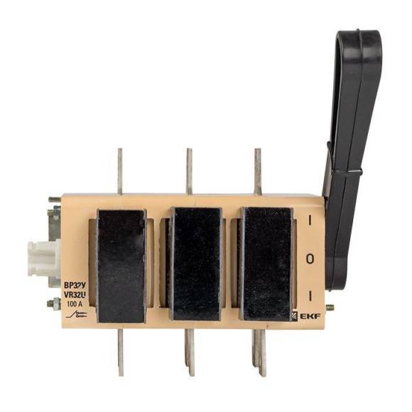 Выключатель-разъединитель ВР32У-31А71220 100А 2 напр. с дугогасит. камерами несъемная лев./прав. рукоятка MAXima EKF uvr32-31a71220 Выключатель-разъединитель ВР32У-31А71220 100А 2 напр. с дугогасит. камерами несъемная лев./прав. рукоятка MAXima EKF uvr32-31a71220