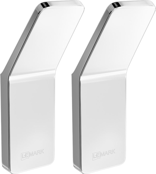 Крючок Lemark Smooth line 9711001 хром, 2 шт