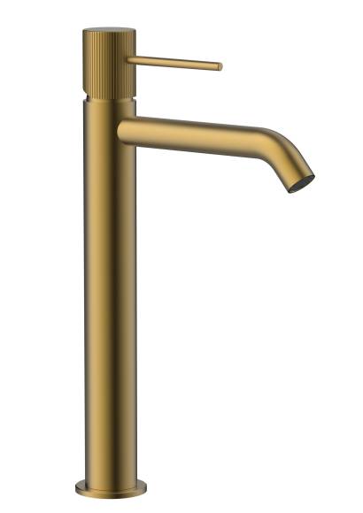 Смеситель для раковины AltroBagno Bilancia 010227 OrSp, матовое золото Смеситель для раковины AltroBagno Bilancia 010227 OrSp, матовое золото