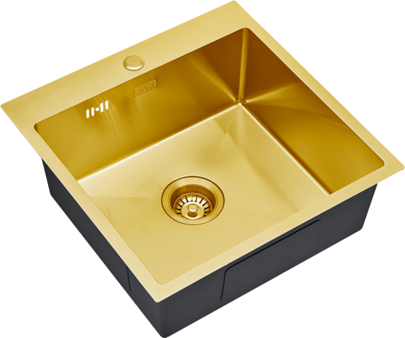 Мойка кухонная S.K.Sanitary SKS 5151 BRONZE с сифоном