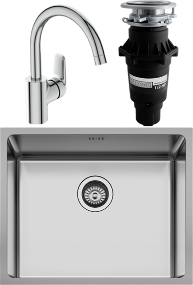 Комплект Мойка Seaman Eco Roma SMR-5444A