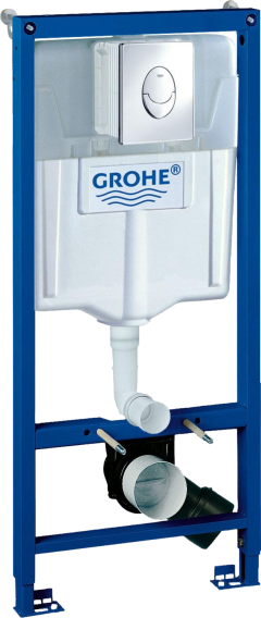Система инсталляции для унитазов Grohe Rapid SL 38721001 3 в 1 с кнопкой смыва