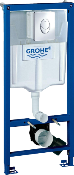 Система инсталляции для унитазов Grohe Rapid SL 38721001 3 в 1 с кнопкой смыва