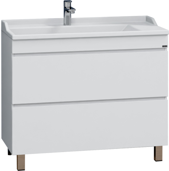 Тумба под раковину СаНта Марс 100 напольная, с ящиками